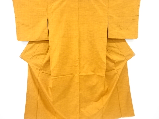 JAPANESE KIMONO / VINTAGE KIMONO / SILK / TSUMUGI / WOVEN STRIPE